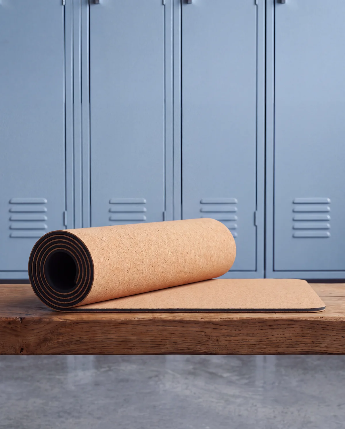 Cork yoga mat, 5 mm, 72 in